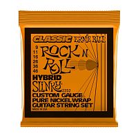 ERNIE BALL 2252 Classic Rock n Roll Pure Nickel Slinky Hybrid 9-46