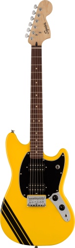 FENDER SQUIER BULLET MUSTANG HH COMP Graffiti Yellow